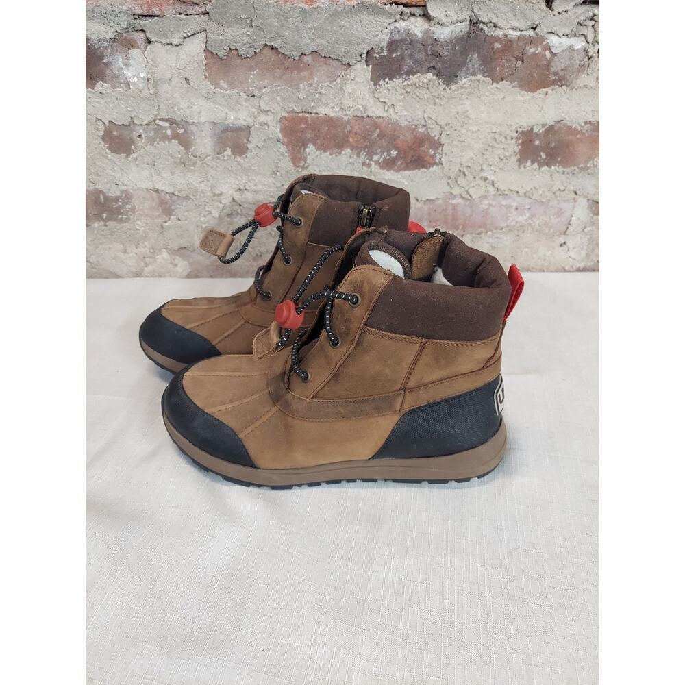 Brown Waterproof Ankle Boots for Women - Durable Winter Trail Shoes